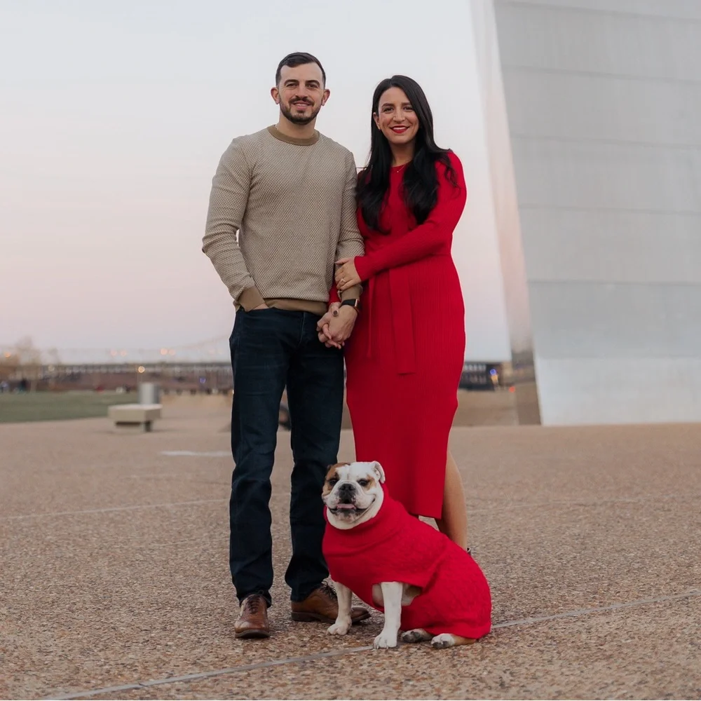 Red Sweater Dress - Picture 7 of 7